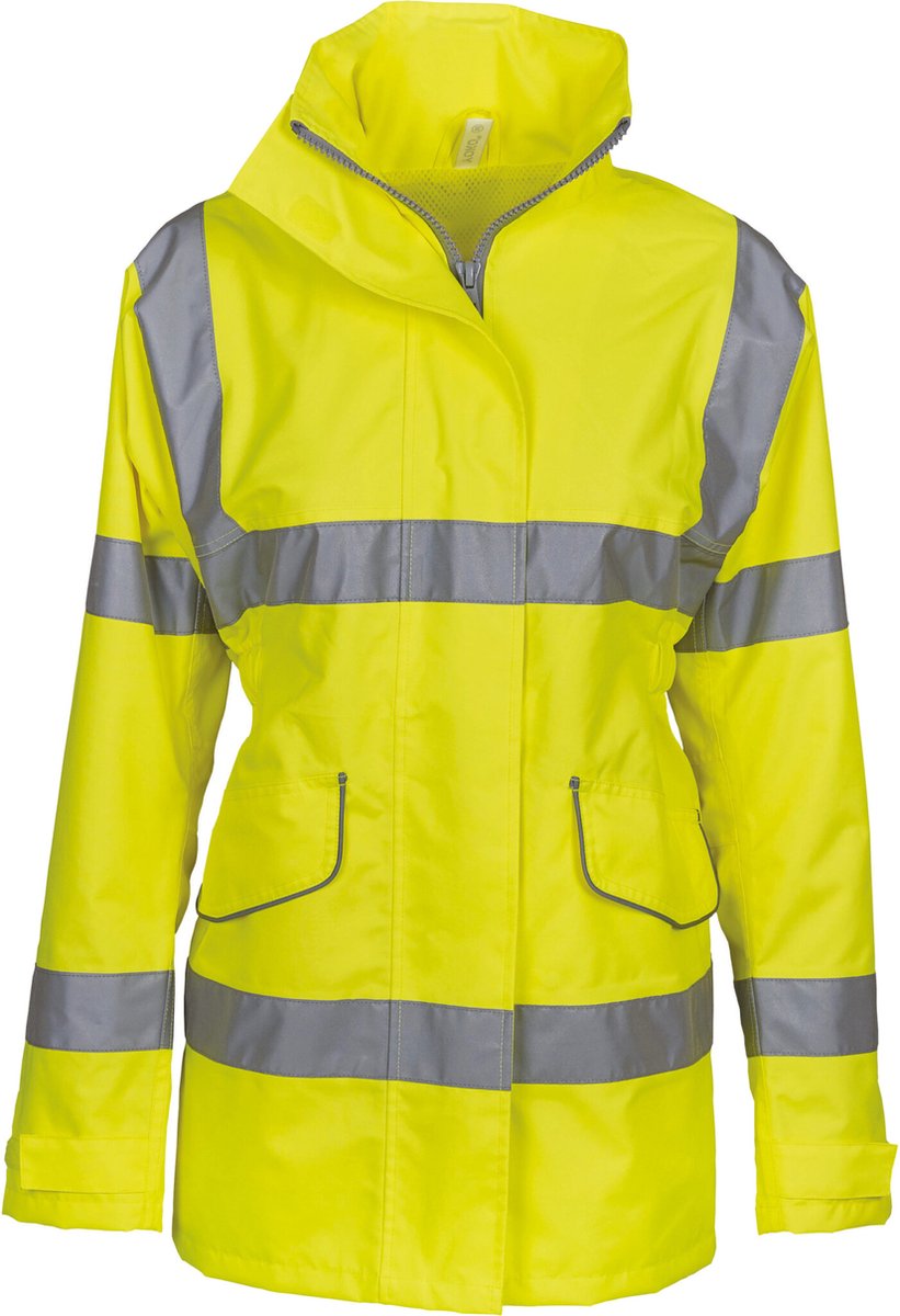 Yoko Hi-Vis ladies’ executive jacket YHVP189 Hi Vis Geel