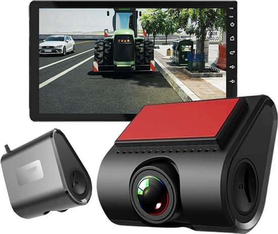 Foto: Autocamera 1080p full hd 25k wifi super nachtzicht 170 graden groothoek g sensor wdr loopopname 24 uurs parkeermonitor full hd dashcam met 170 graden groothoek dashcam