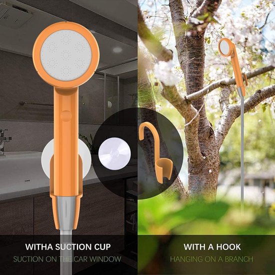 Test de la douche portable 6000 mAh : efficacité en camping