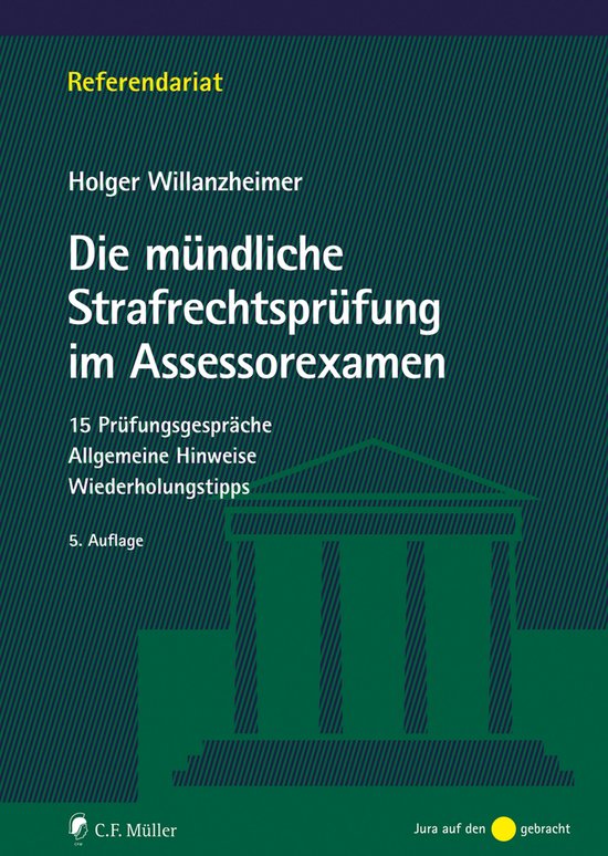 Die mündliche Strafrechtsprüfung im Assessorexamen - cover