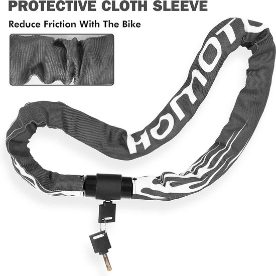 Fietsslot hoge veiligheidsketting - 100 cm lang - high-performance Fietsslot hoge veiligheidsketting - 100 cm lang - high-performance