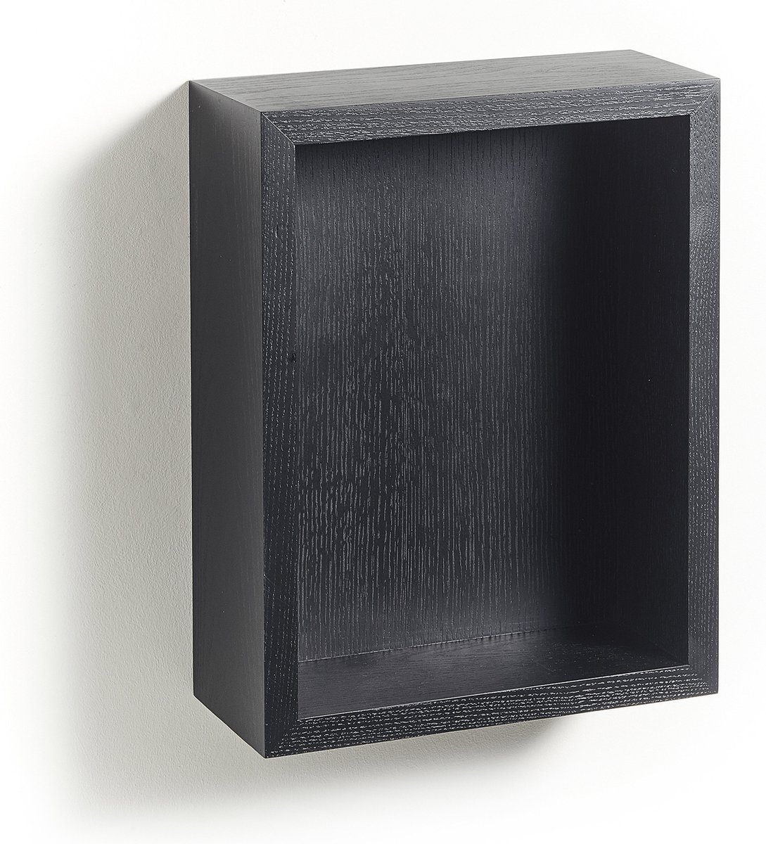 Wandplank Kubus Cole Black | Zwart | Hout