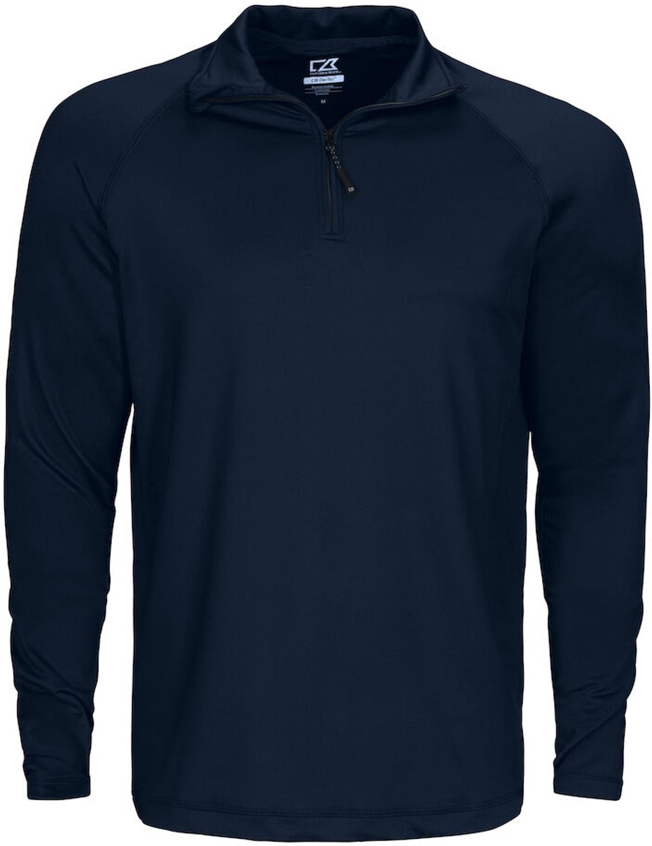 Cutter & Buck Coos Bay Half Zip Heren 358400 - Dark Navy - XXL