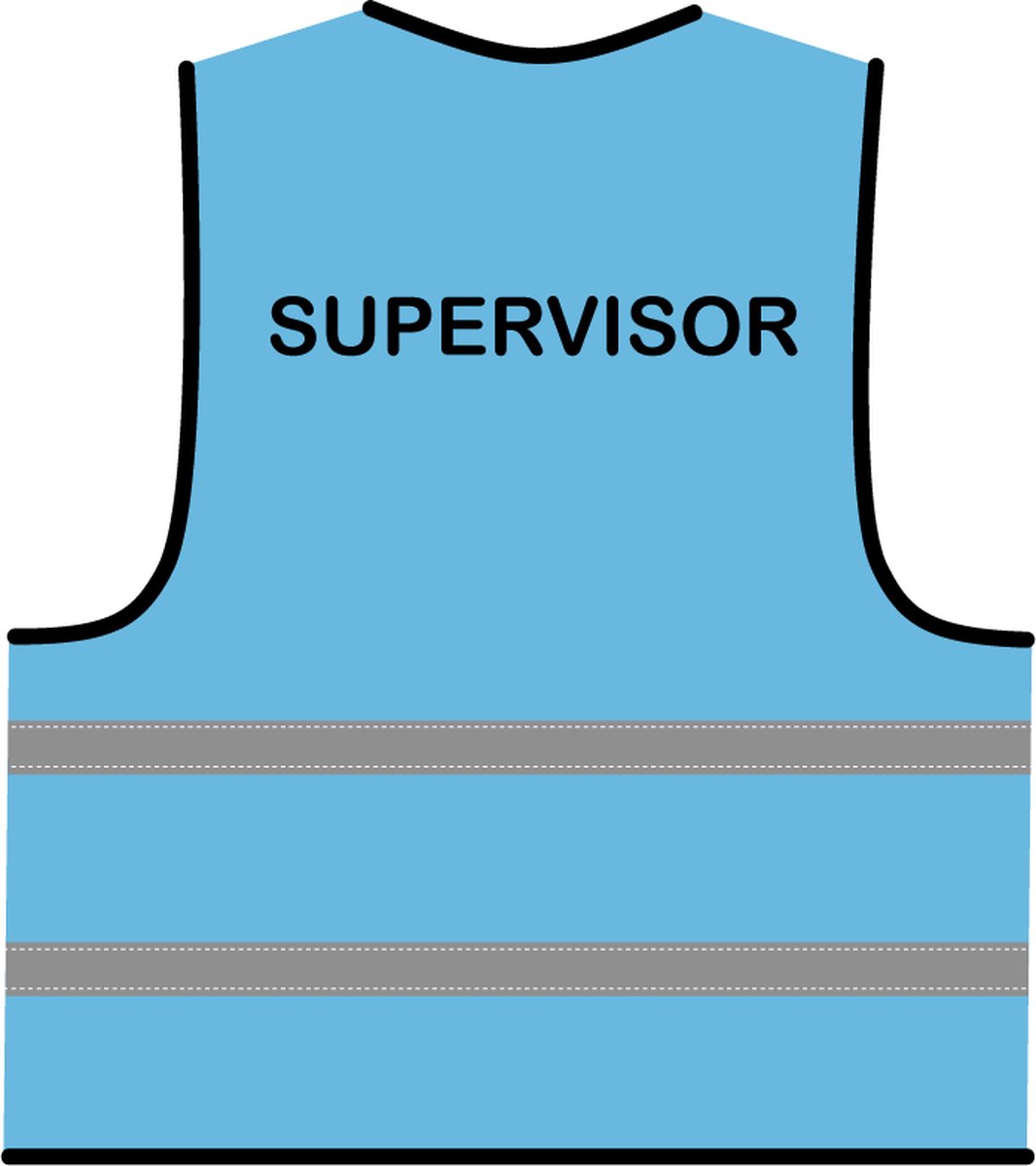 Supervisor hesje lichtblauw
