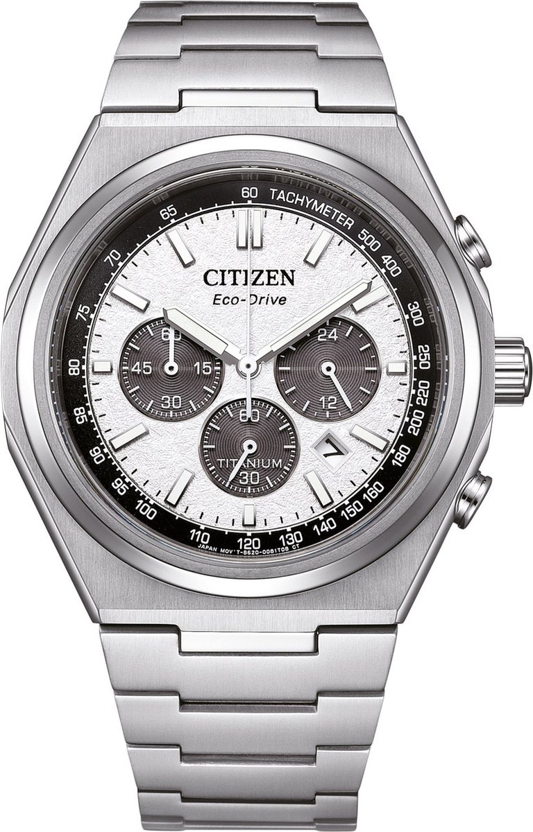 Citizen CA4610-85A Horloge - Titanium - Zilverkleurig - Ø 42 mm