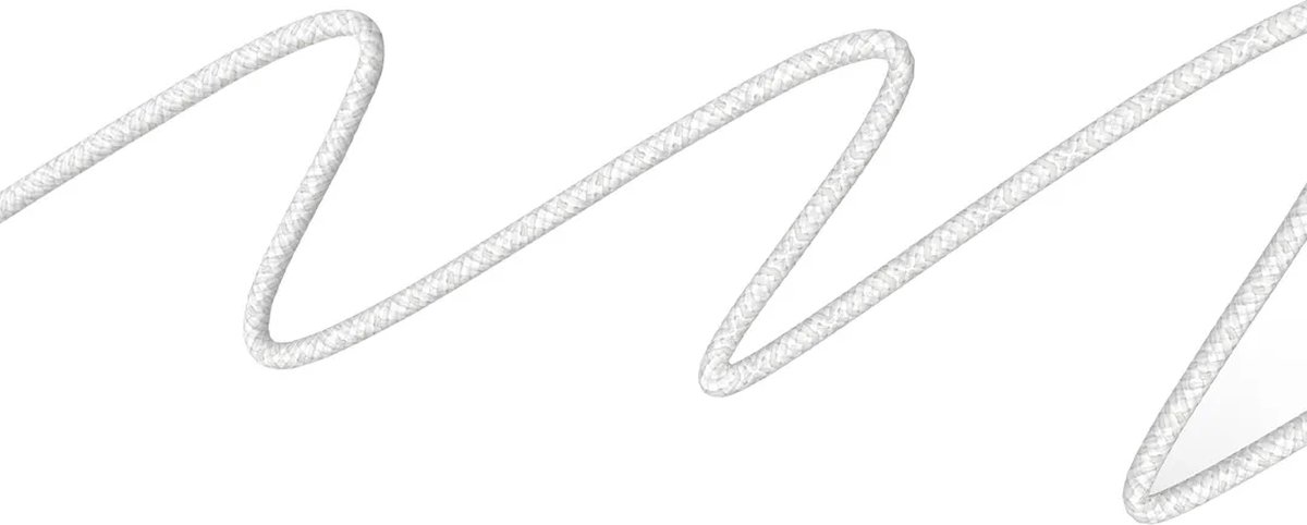PURO PUCCCFABK415MTWHI USB-kabel USB 2.0 1,5 m USB C Wit