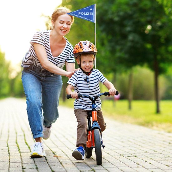 3 stuks fietsvlaggen 120 cm fietsvlag voor kinderen fietswimpel fietsaanhanger wimpel fietsvlag kind vlag fiets kinderen voor kinderen fiets karts (oranje geel paars