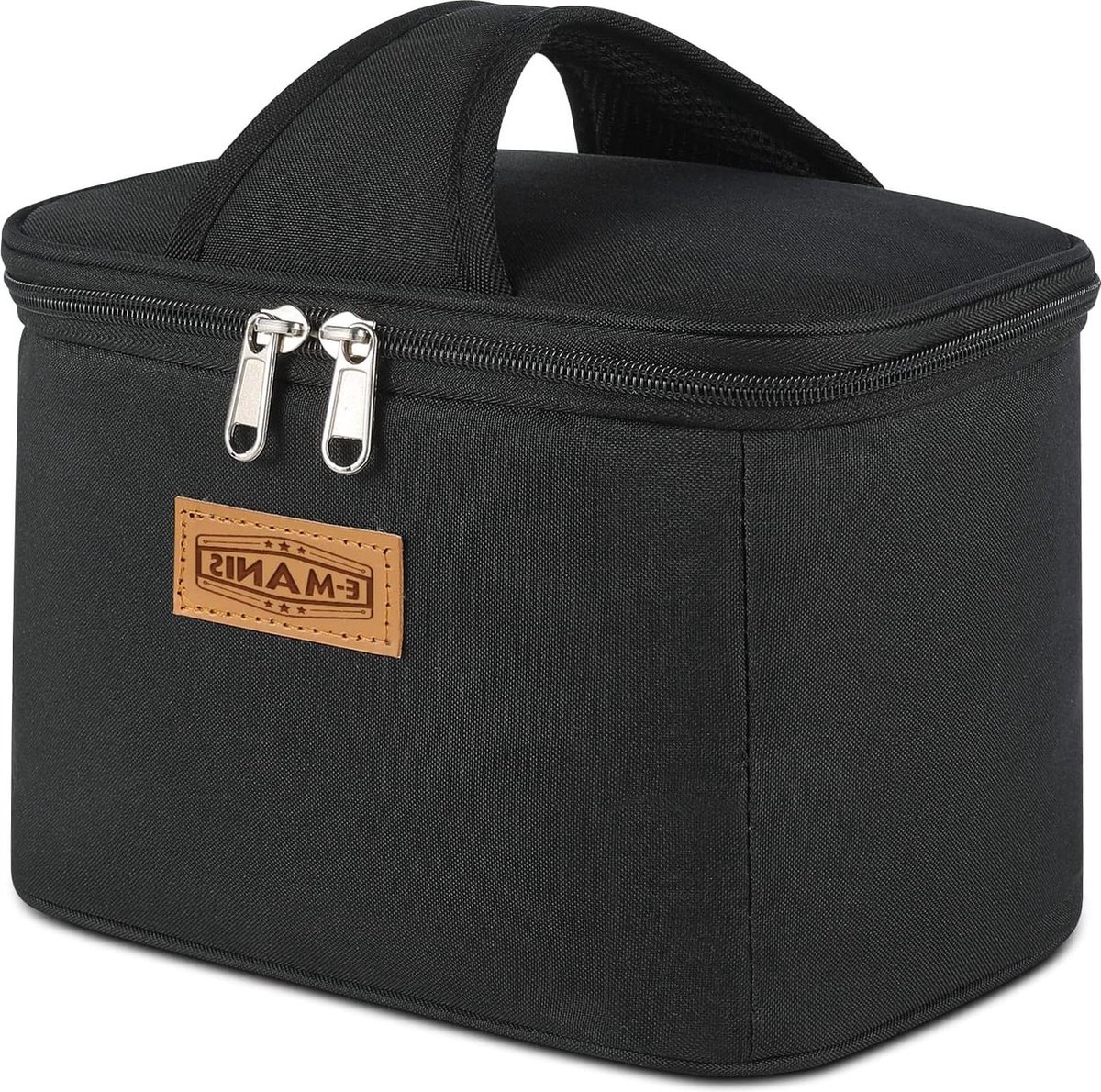 4 liter koeltas - mini lunchtas draagbaar - multifunctioneel - voor dames heren kinderen - zwart
