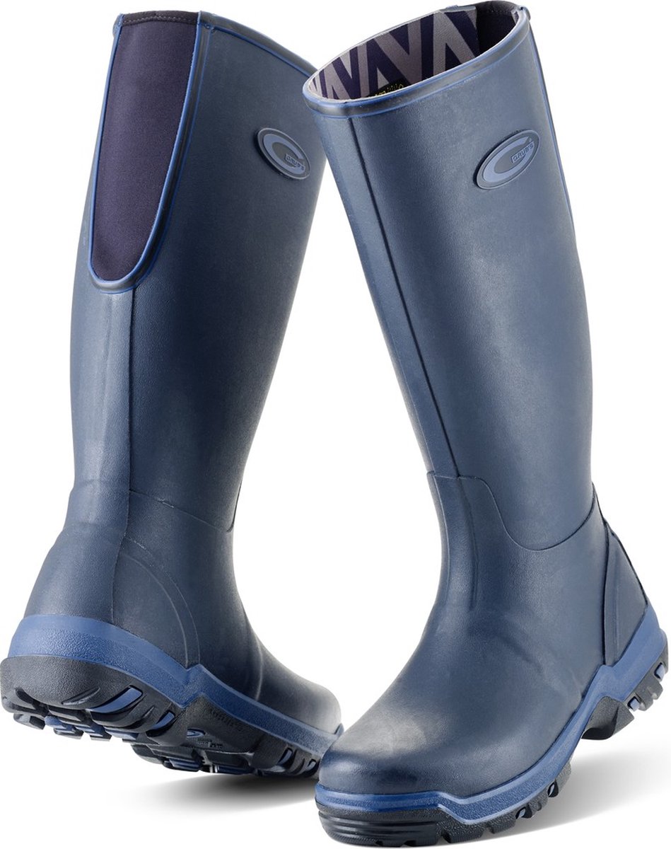 Grubs damesrubberlaarzen Rainline Wellies Blue-36
