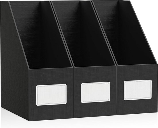 JiaWei 12 Stück A4 Sammelmappe, 1.13 cm Breite, Aus 350 g/m² extra