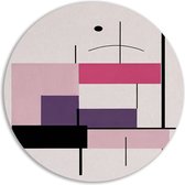 Cercles muraux d'art abstrait - Décoration murale minimaliste ronde - Coquillages muraux Salon - Décoration murale campagne - Cercle mural - Cercle mural d'art aluminium 70x70 cm