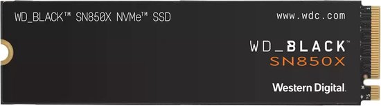 Western Digital Black SN850X - Interne SSD - NVMe - M.2 PCIe - 2 TB