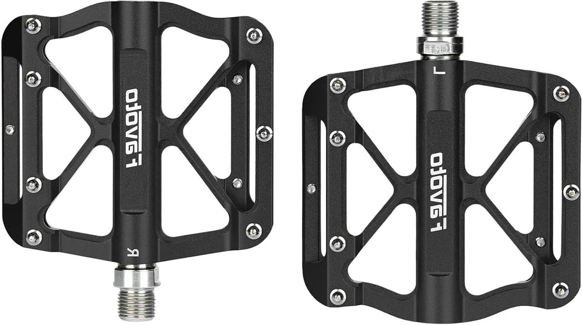 Fietspedalen aluminiumlegering antislip mountainbike pedalen - met verzegelde lagers - 9/16 inch schroefdraad - BMX MTB racefiets.