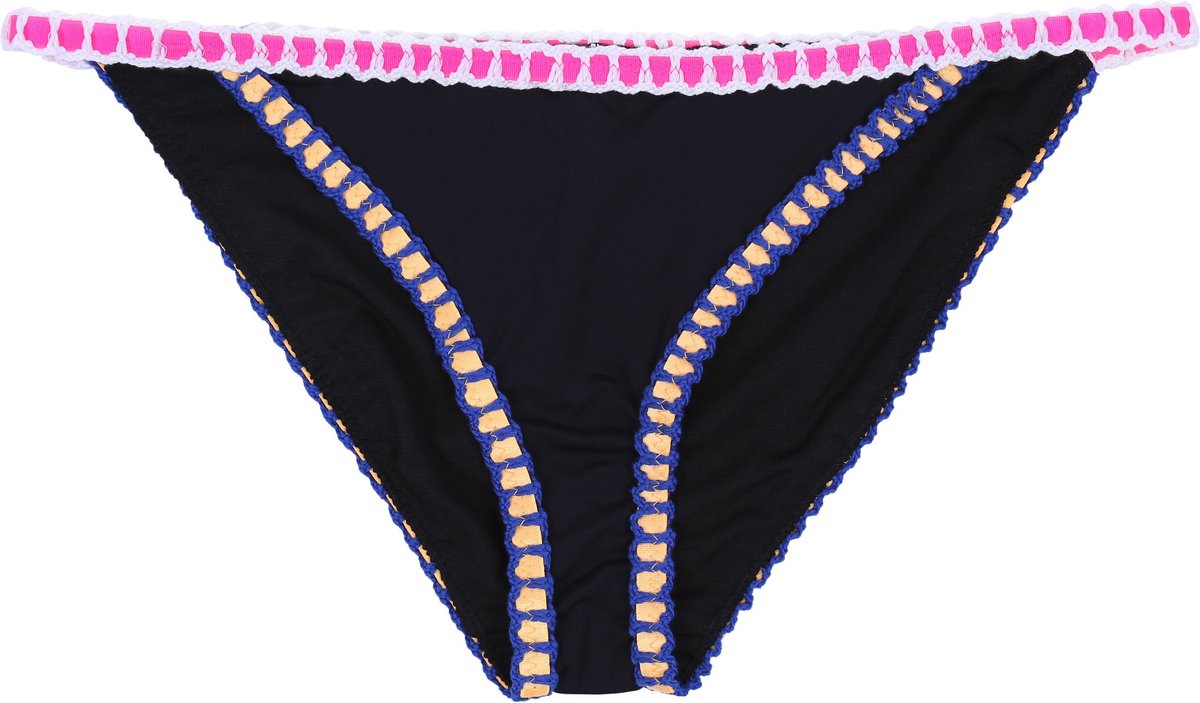 Bikinislip met katoenen afwerking
