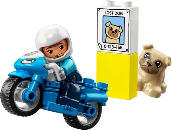 LEGO DUPLO Politiemotor - 10967 van Lego. — afbeelding 5