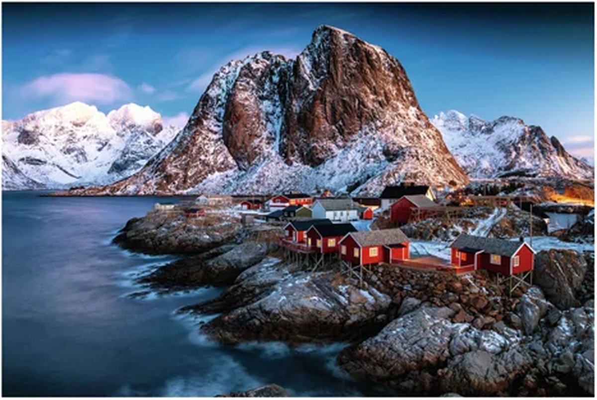 Ravensburger puzzel Hamnoy, Lofoten - legpuzzel - 3000 stukjes — afbeelding 5