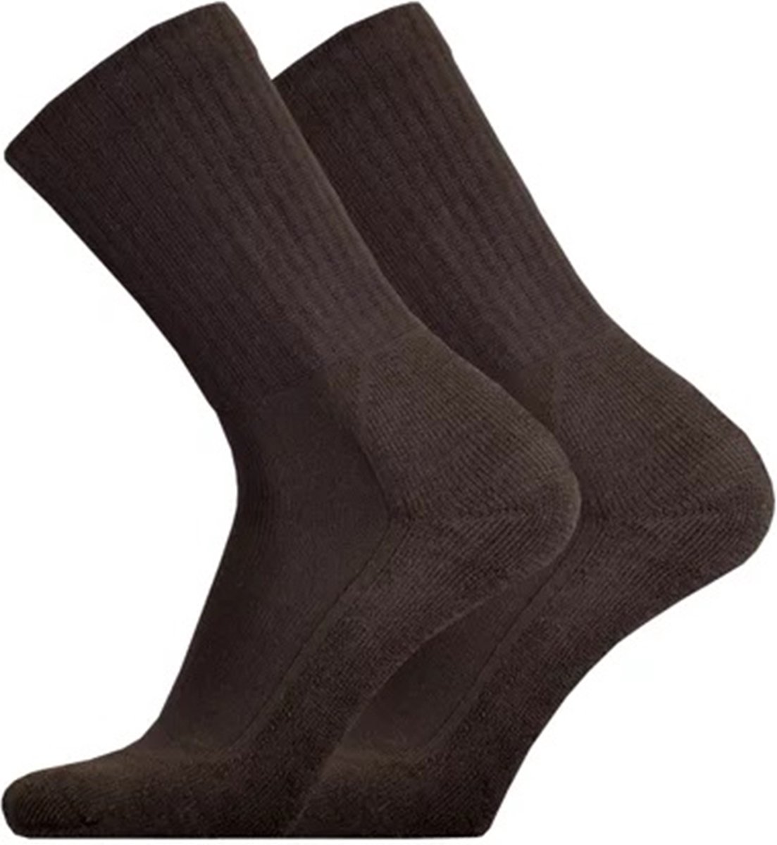 UphillSport 2-Pack Wandelsokken Unisex Verdikte Cushion Zool Heren Dames – 39-42 9141 Zwart