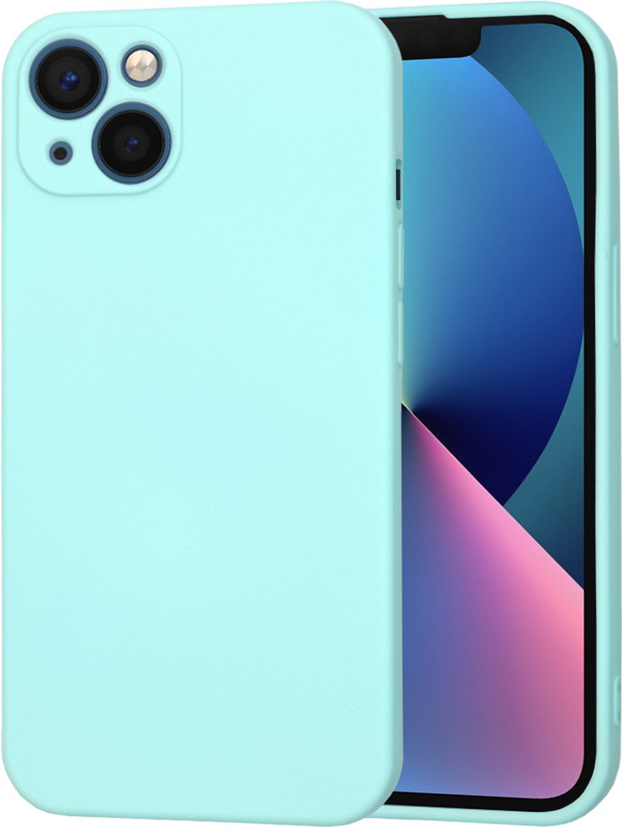 Techsuit Soft Flex Silicone Back Cover hoesje voor Apple iPhone 13 - Sea Blue