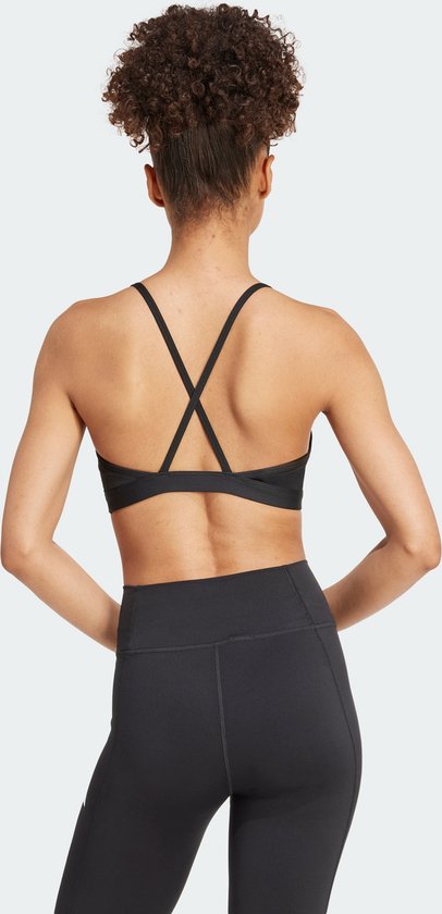 Soutien-gorge adidas Performance Aeroreact Graphic - Femme - Zwart- S