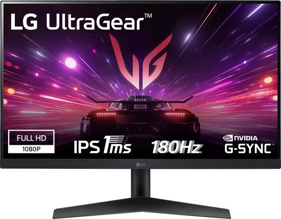 LG UltraGear 24GS60F - Full HD IPS Gaming Monitor - 180hz - 1 ms - 24 inch