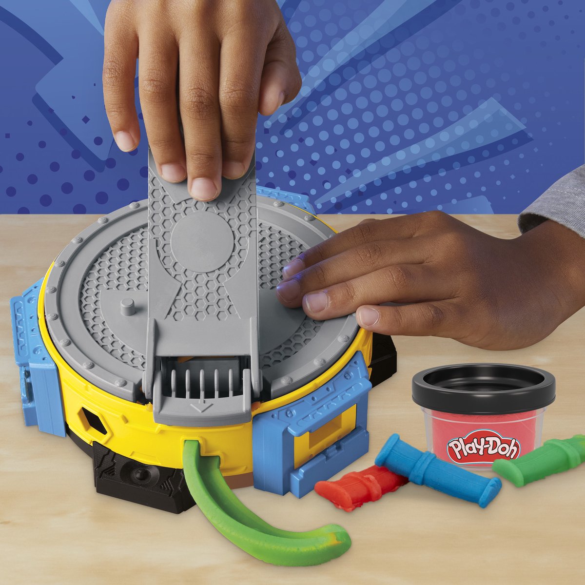 Play-Doh Marvel Hulk Pletpret Speelset - Boetseerklei - Inclusief Hulk figuur — afbeelding 5
