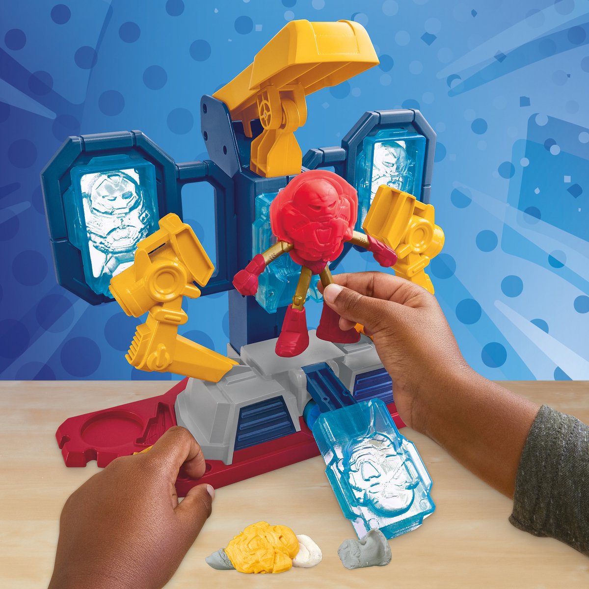 Play-Doh Marvel Iron Man Harnas Laboratorium Speelset - Boetseerklei - Inclusief Iron Man figuur