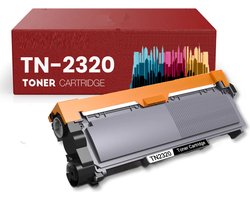 Geschikt voor Brother TN-2320 XL Toner cartridge Zwart - 2600 pagina's - Geschikt voor Brother DCP-L2520DW - DCP-L2560DW - HL-L2300D - HL-L2340DW - HL-L2360DN - HL-L2365DW - MFC-L2720DW - MFC-L2740DW