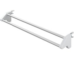 Wanddroogrek Radiator Wasdroger Standaard Aluminium Uittrekbaar 62-110 x 115 x 13 cm Wanddroogrek