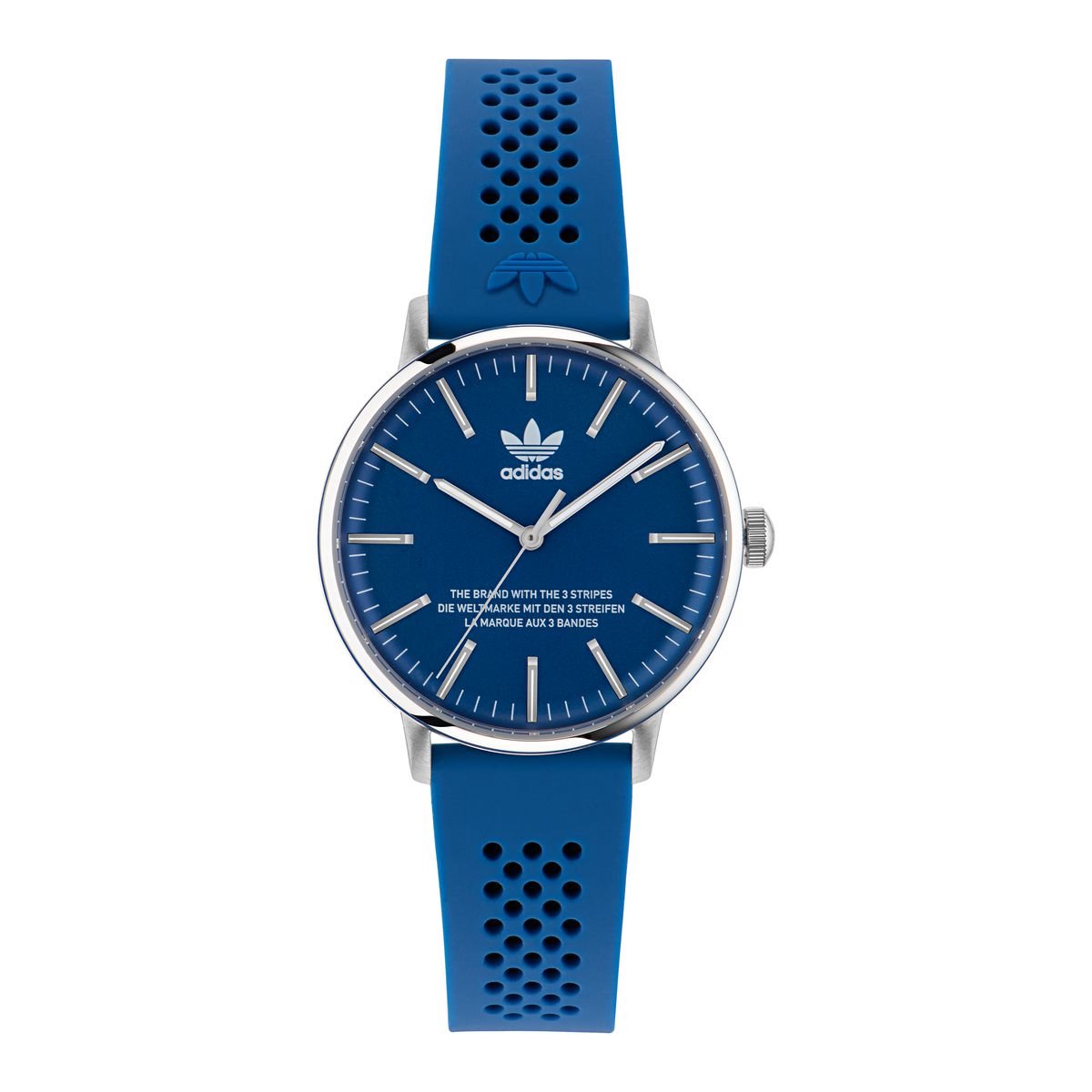 Adidas Originals Code One AOSY23022 Horloge - Siliconen - Blauw - Ø 38 mm