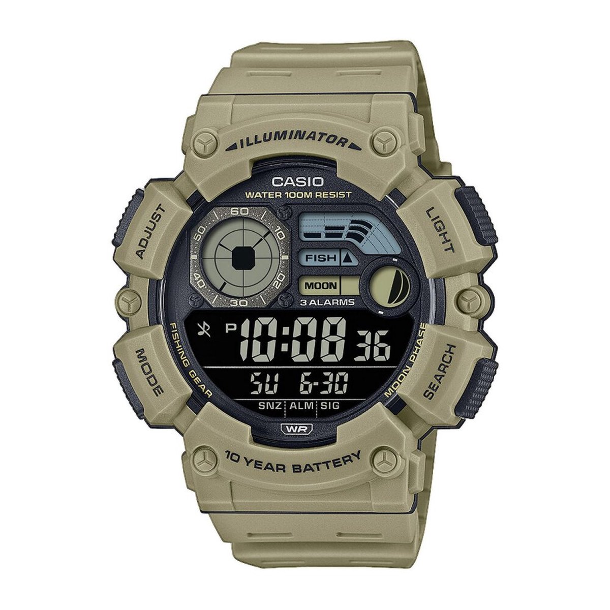 Casio - WS-1500H-5BVEF - Polshorloge - Heren - Kwarts - Digital