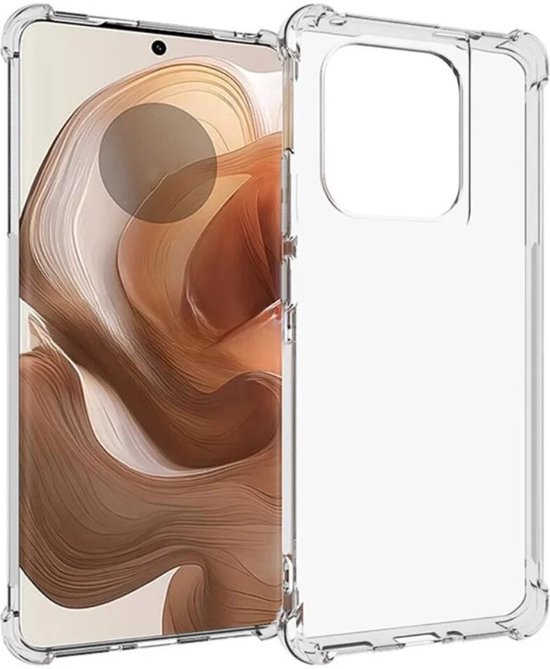 Coque transparente adaptée au Motorola Edge 50 Ultra | TPU antichoc | Couverture verso | Fin | Flexible | Antichoc | Transparent