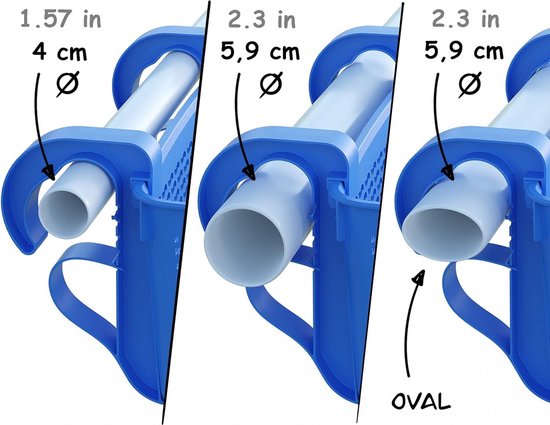 Carrie Box - Panier De Rangement Pratique Pour Piscine Metal Frame | 18,7L | Gris | Plastique Recyclé