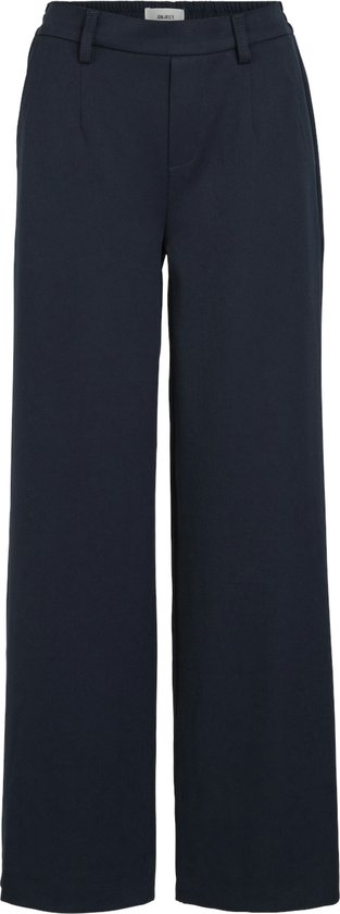 Object Objlisa Wide Pant Broeken Dames - Donkerblauw - Maat 36