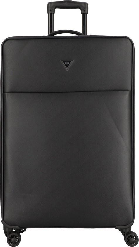 Valise GUESS Napoli Spinner Taille L - Noir - Neuve Avec Housse