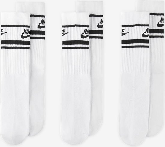 Nike - vêtements de sport indispensables au quotidien - blanc/noir - pack de 3
