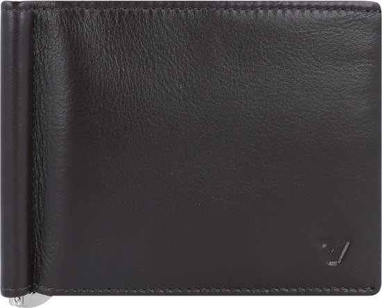 RONCATO PASCAL Portafoglio Uomo In Vera Pelle - Marrone, 11.5x9x1.5 Cm - Fatto A Mano, Design Italiano, Valigeria Roncato