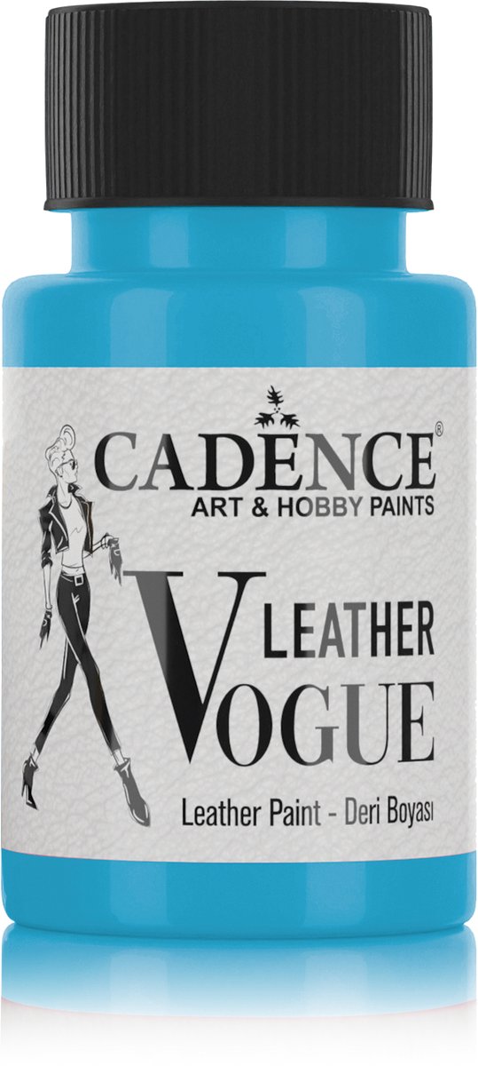 Cadence Leather Vogue Leer Verf 50 ml LV-08 Light Turquoise