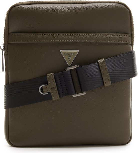 Guess Milano Crossbody Flat Heren - Military Green - One Size