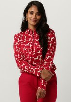 Another Label Dreiser Graphic Shirt Dames - Jurken - Rood - Maat XS