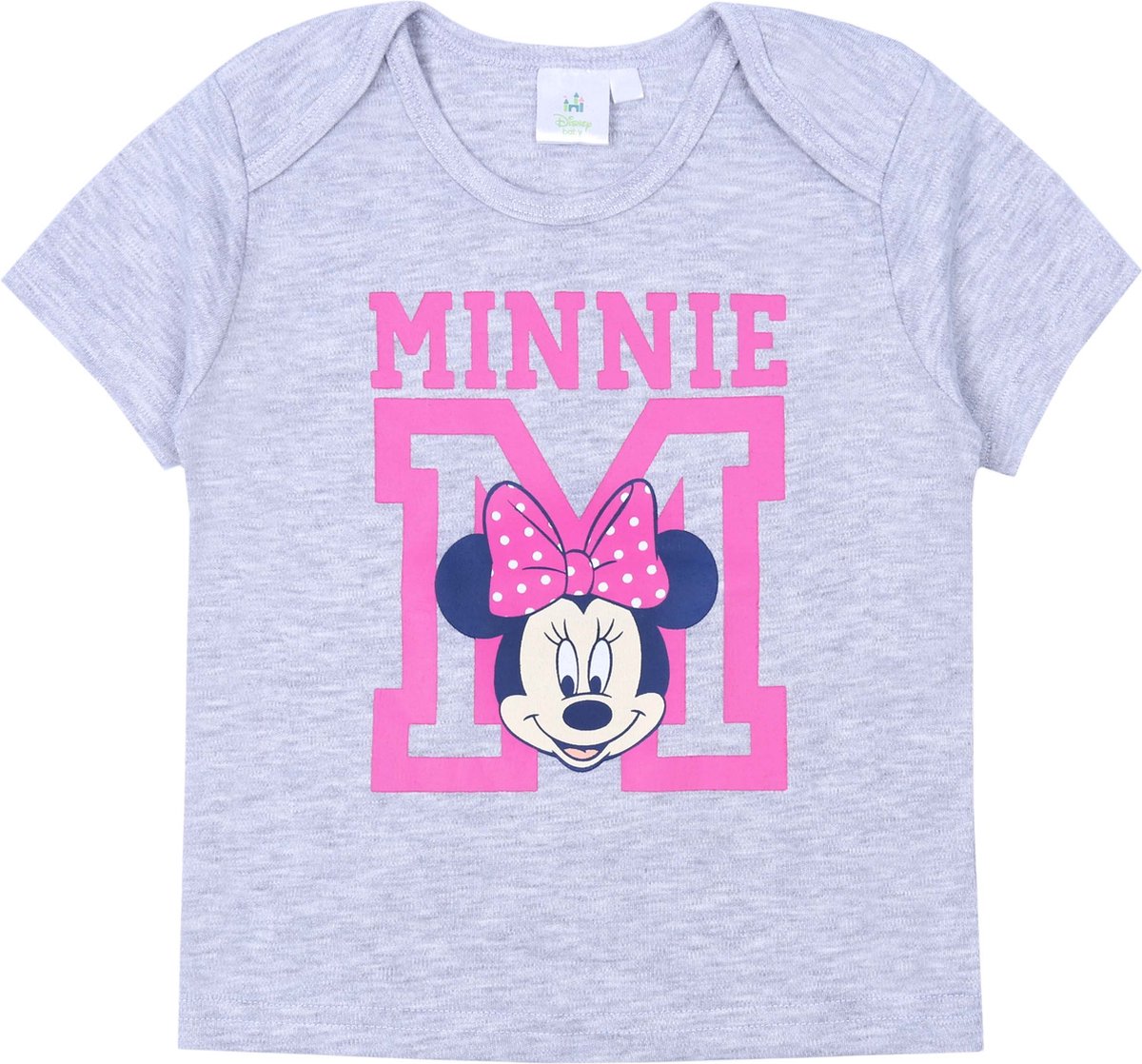 Grijs gemêleerd baby T-shirt Minnie Mouse