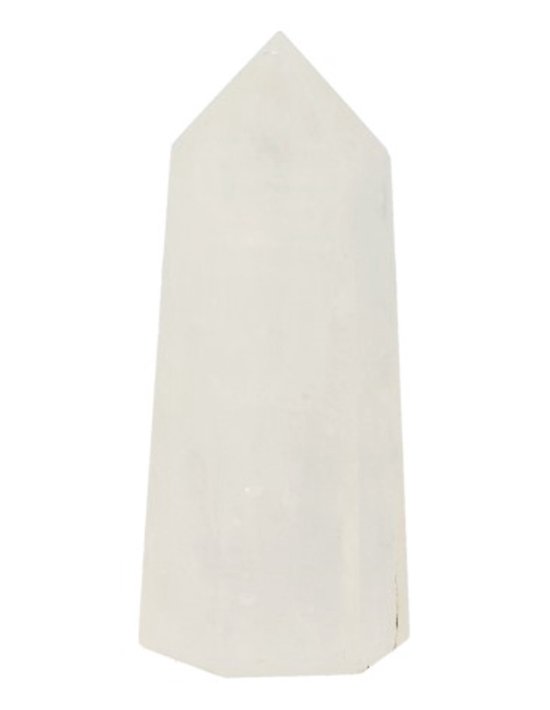 Bergkristal edelsteen obelisk - punt - 7-9 cm - clear quartz - healing stones