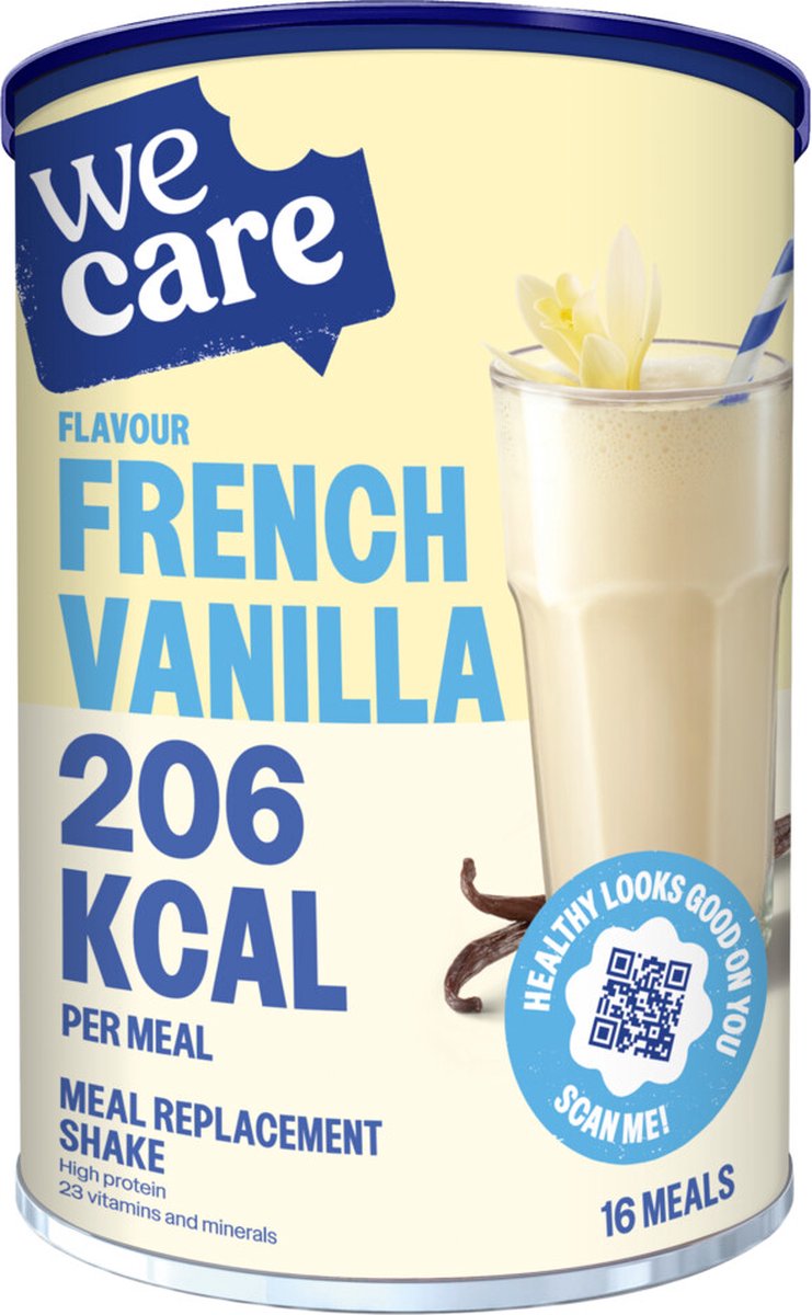 Goedkoopste WeCare Meal Replacement Shake French Vanilla 436 gr