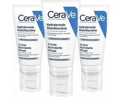 CeraVe 3x Hydraterende Gezichtscrème 52 ml