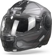 LS2 FF902 Scope Axis Black Titanium Modular Helmet XS - Maat XS - Helm