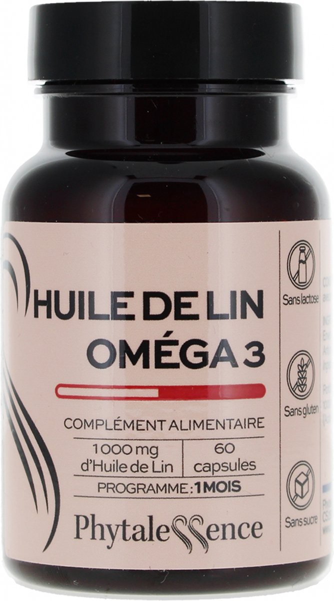 Phytalessence Omega 3 Lijnzaadolie 60 Capsules