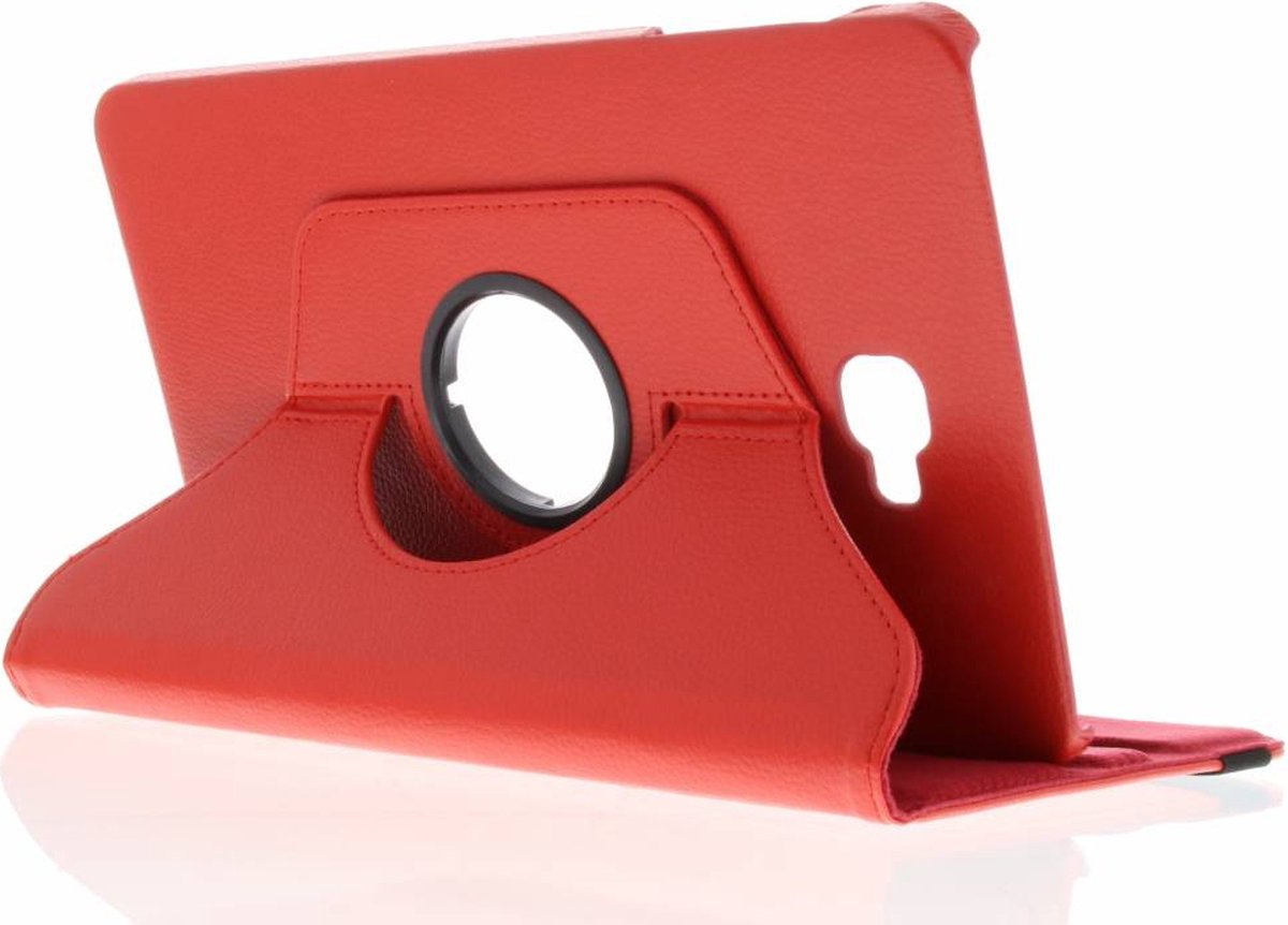 Tablet Hoes Geschikt voor Samsung Galaxy Tab A 10.1 (2016) - 360° Draaibare Bookcase - Rood