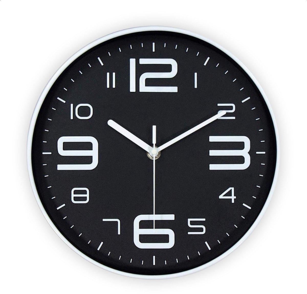 JRose Collections 25 cm stille wandklok | kwartsuurwerk | tikt niet