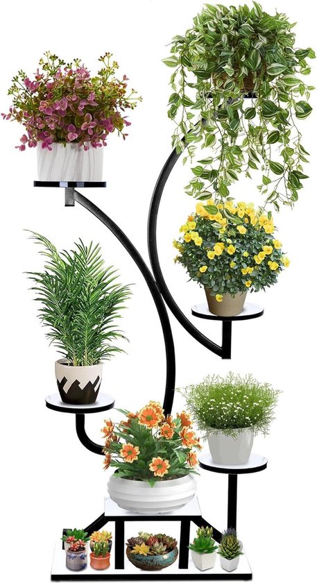 Needs&wants Plantentrap ‘Stairy1’ – 3 Etages, 110x61x80 Cm, Massief Dennenhout, Bruin, Weerbestendig, Voor Binnen En Buiten