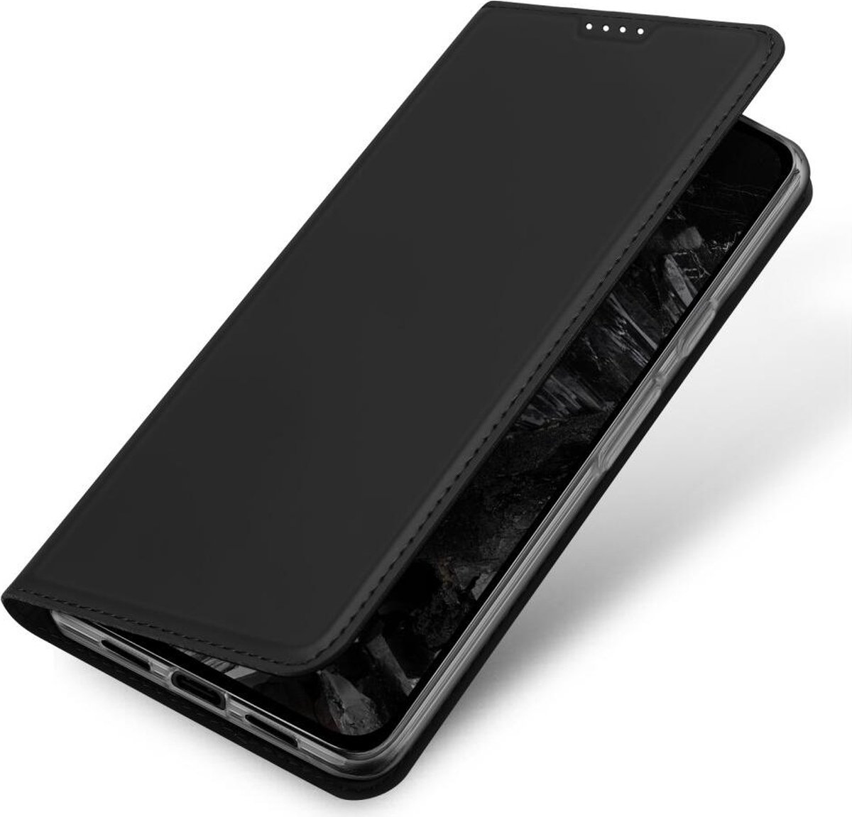 Dux Ducis - Telefoon Hoesje geschikt voor de Google Pixel 8a - Skin Pro Book Case - Zwart