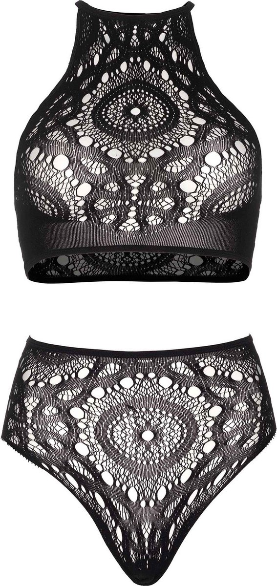 Lace top & high waist string